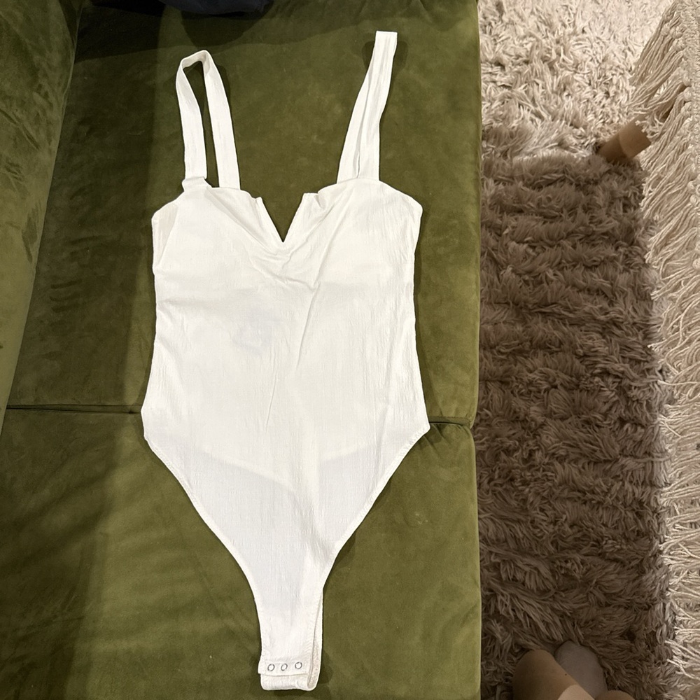 White bodysuit One Piece